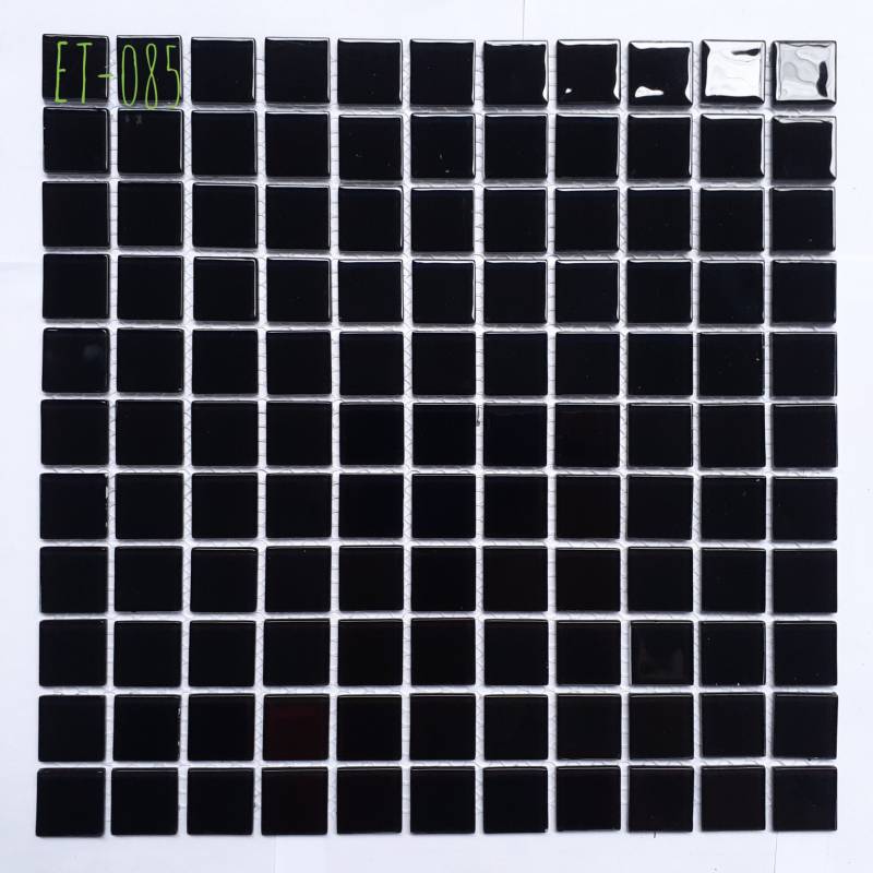 Gạch Mosaic Thủy Tinh Ốp Lát Trang Trí 25*25*3.8mm Đơn Màu ET-085