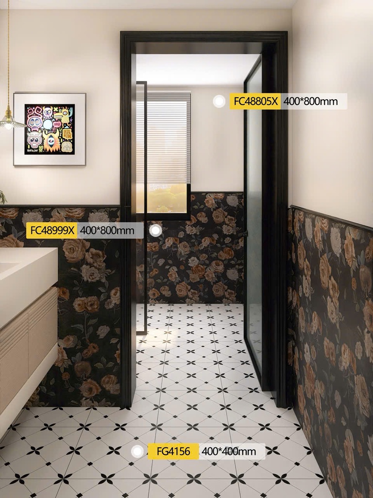 Gạch bông 400x400mm mã MF4019