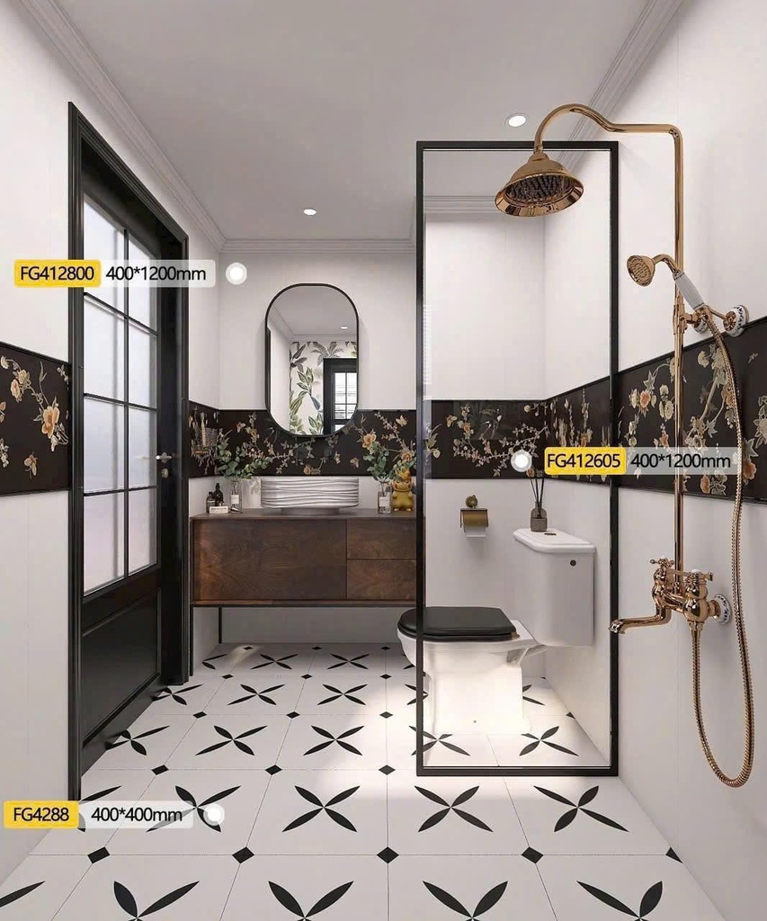 Gạch bông 400x400mm mã MF4045