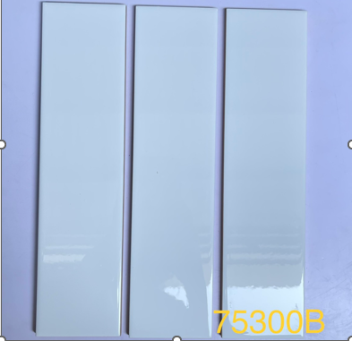 Gạch Thẻ 75x300mm Trắng Bóng Phẳng 75300B