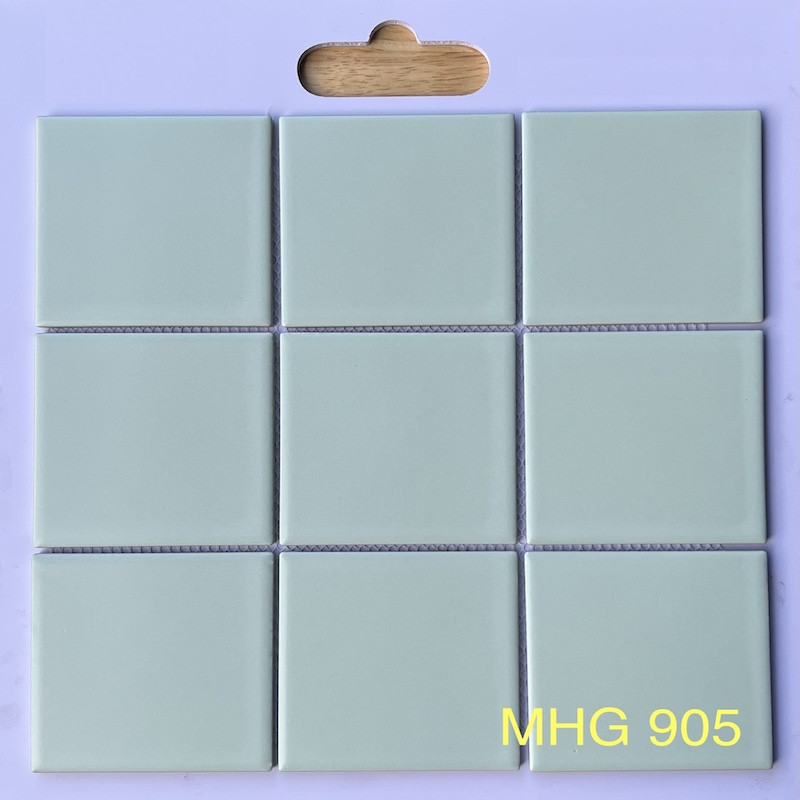 Gạch Mosaic 97x97mm Mờ Màu Xanh Mint MHG 905