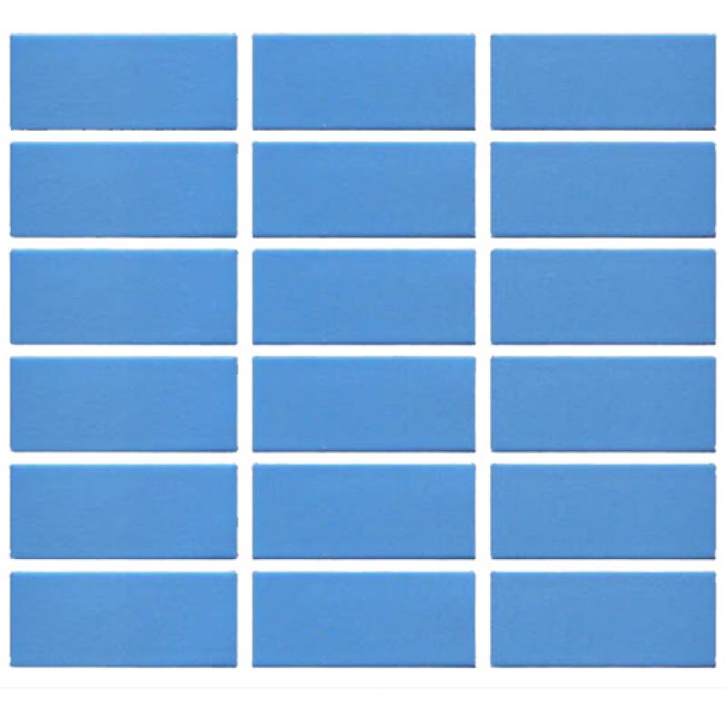 Gạch ốp tường vỉ giấy 45x95mm màu xanh dương nhạt