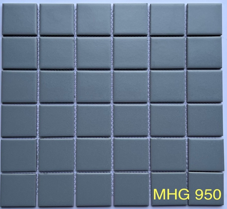 Gạch Mosaic Gốm Sứ Màu Xám MHG 950