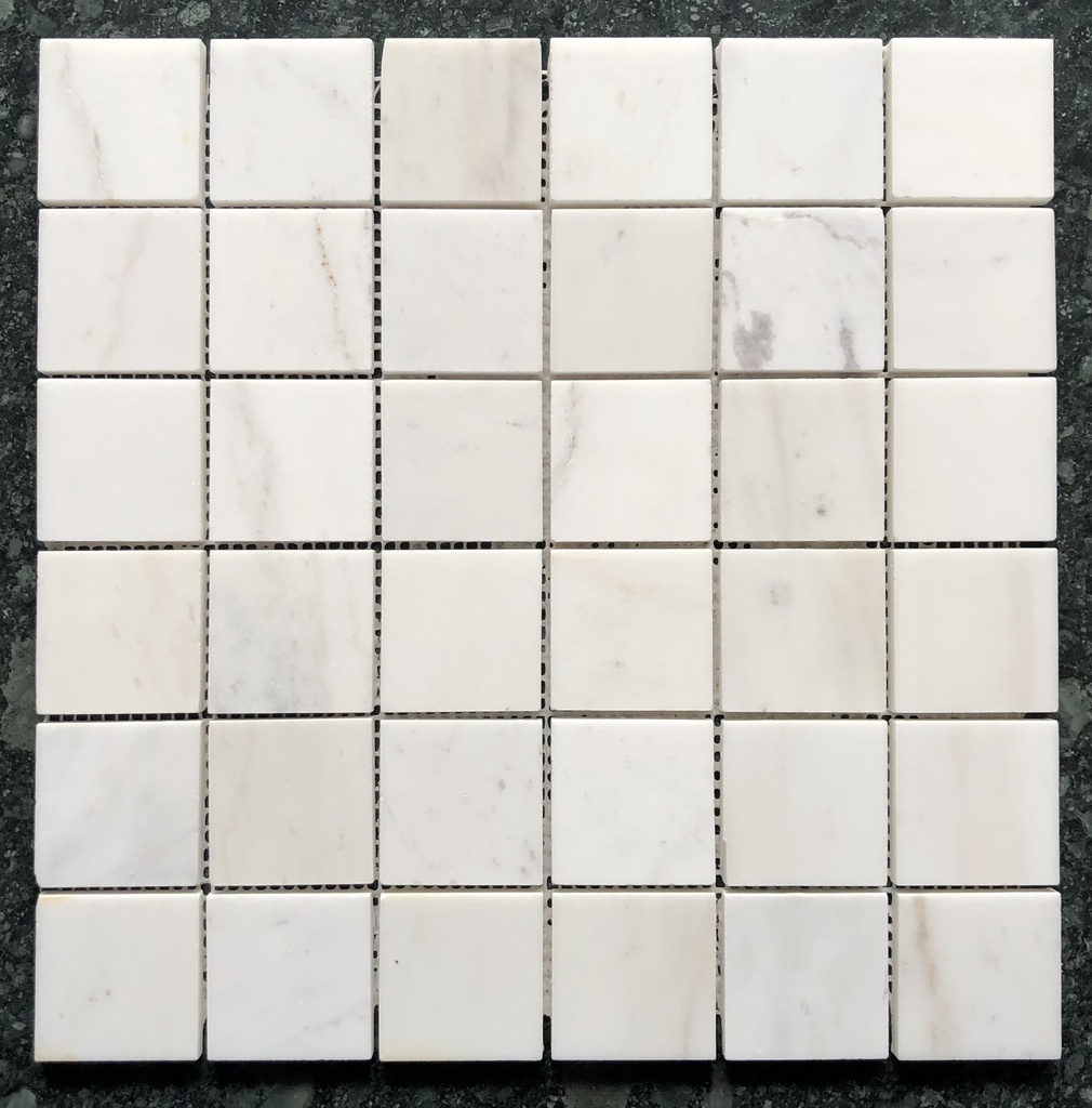 Đá Mosaic Trắng Sữa Chíp 48x48 Mã M12F