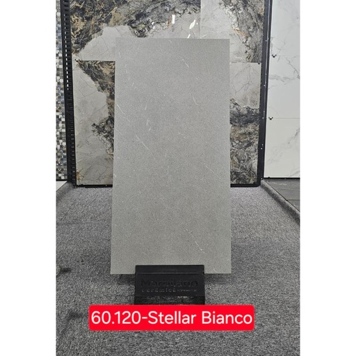 [Stellar Bianco] Gạch Ấn Độ KT 600x1200mm Stellar Bianco