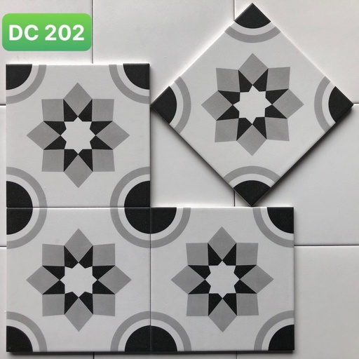 [DC202] Gạch Bông 200x200 Men Matt DC202