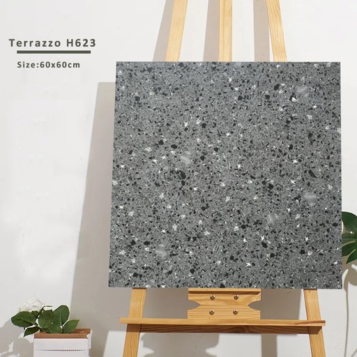 [H623] Gạch Terrazzo 600x600mm Men Matt H623